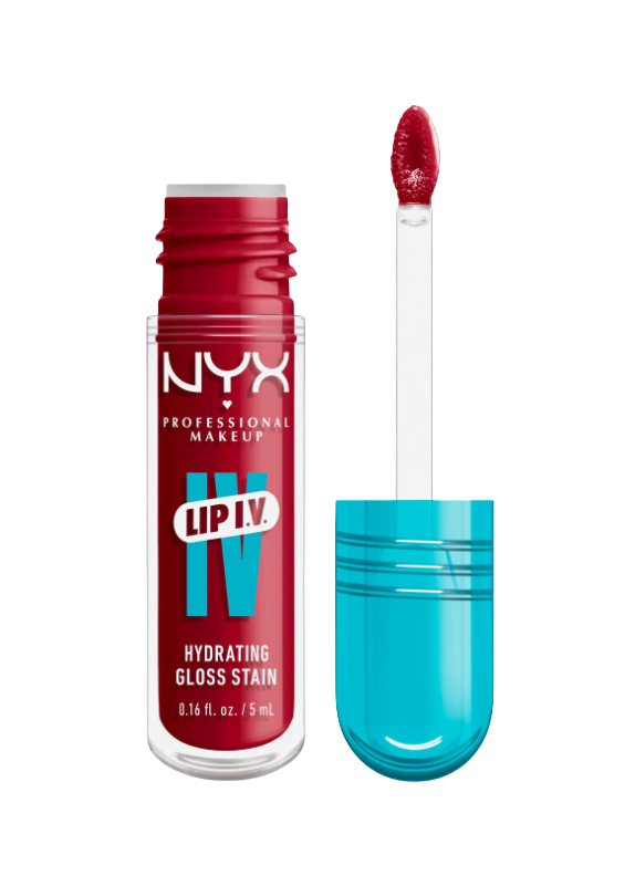 NYX PROFESSIONAL MAKEUP Lip IV Hydrating Gloss Stain, 11 Redy Set Wet 5 ml