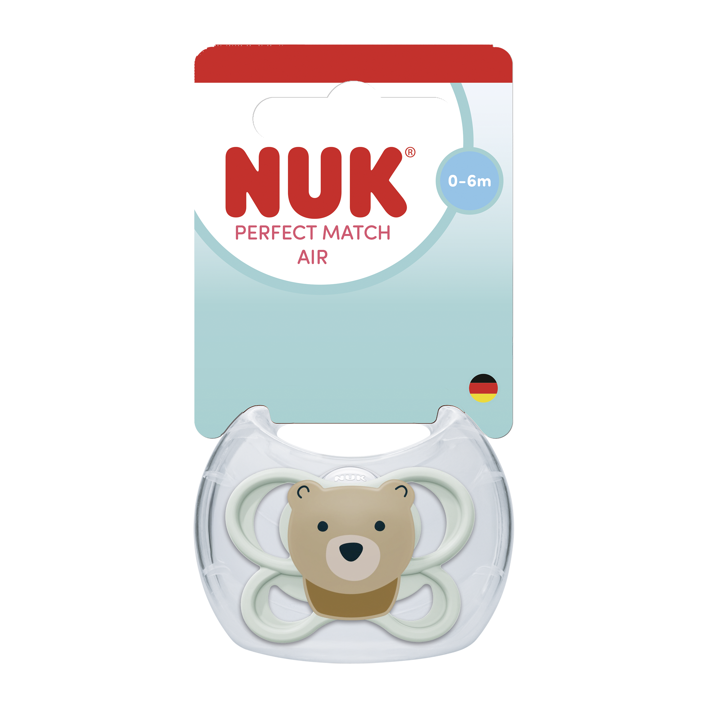 Fotografie NUK Dudlík Perfect Match Air Bear 0-6m