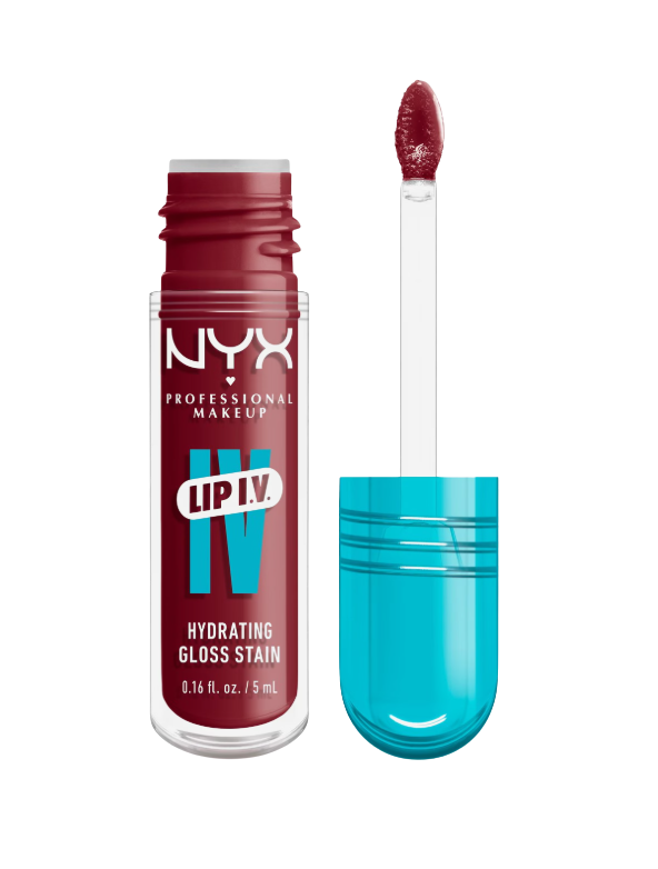 NYX PROFESSIONAL MAKEUP Lip IV Hydrating Gloss Stain, 09 Blush Rush 5 ml