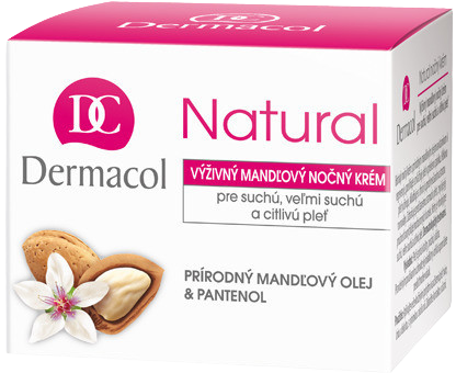 Fotografie Dermacol Výživný mandlový noční krém Natural 50 ml A0:kDM4129