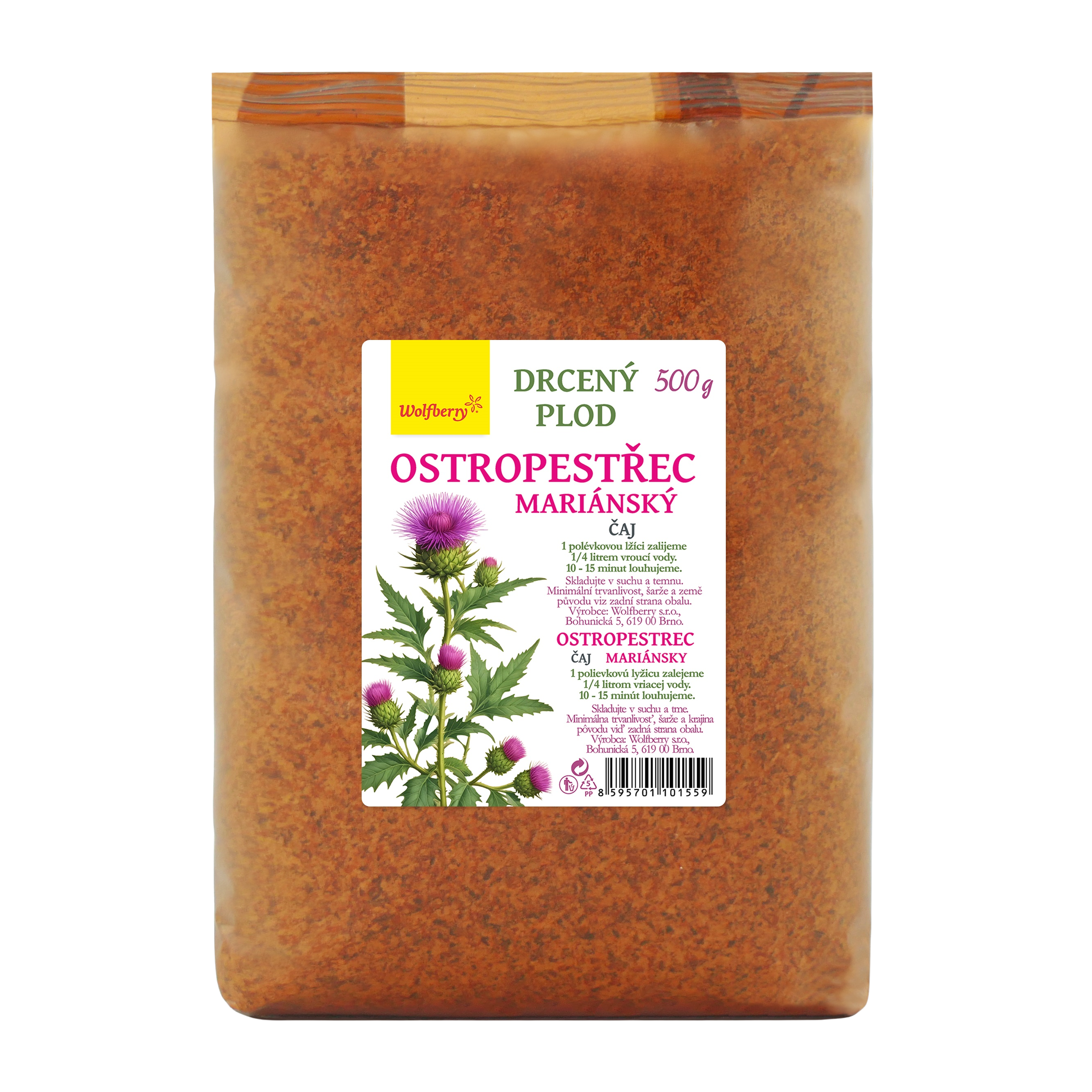 WOLFBERRY Ostropestřec plod 500 g