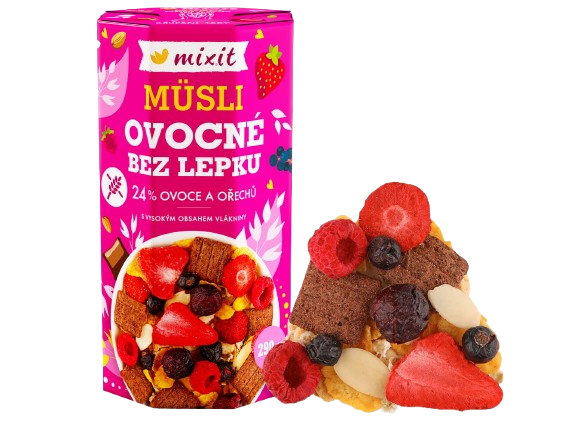 MIXIT Ovocné müsli bez lepku 290 g