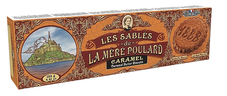 Fotografie LA MÉRE POULARD Etui Collector Sablés Caramel 125 g