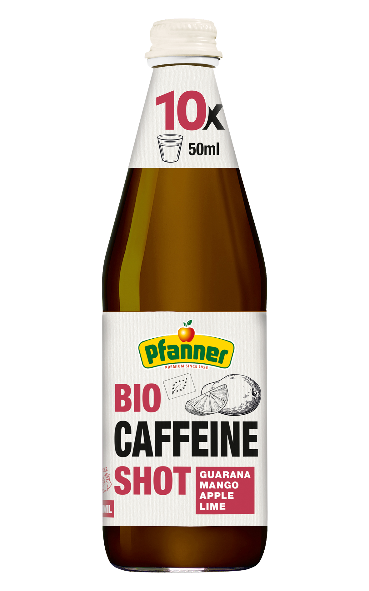 Fotografie PFANNER BIO Caffeine shot 0.5 l