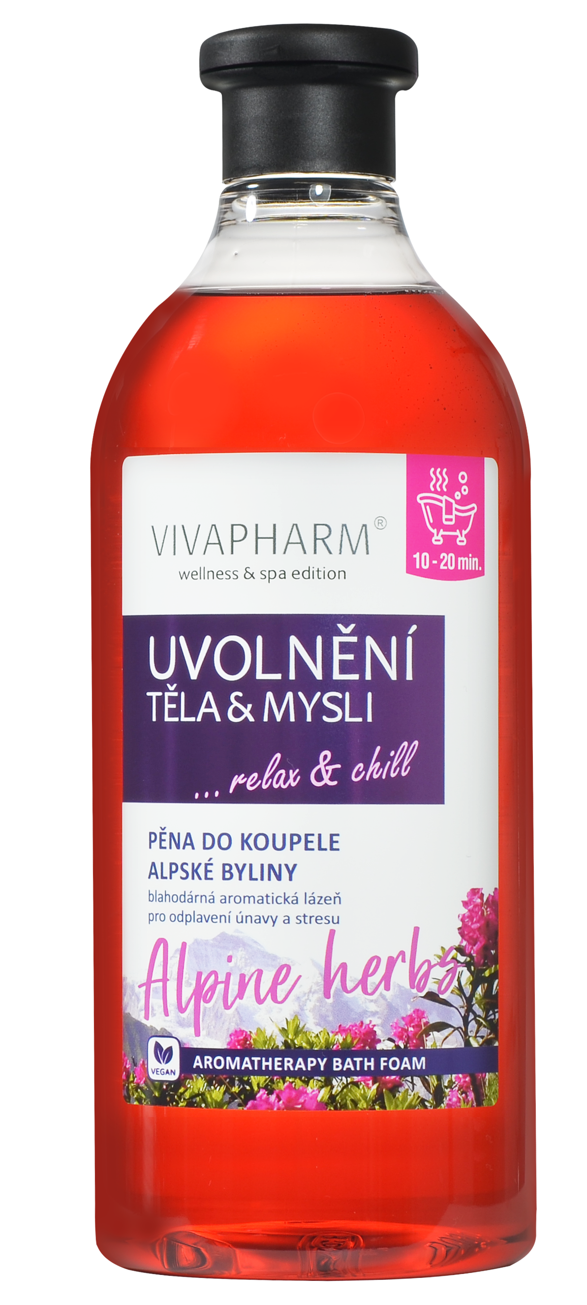 VIVAPHARM Pěna do koupele Uvolnění těla a mysli 750 ml