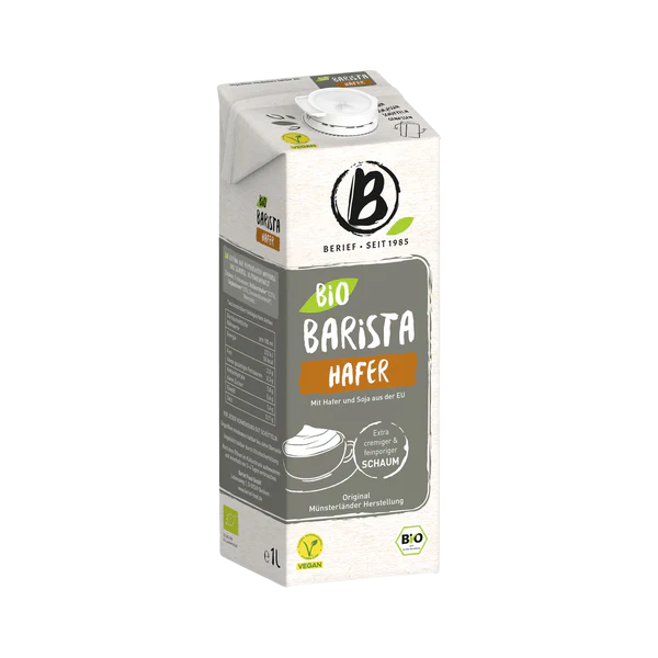 Fotografie BERIEF Nápoj ovesný Barista BIO 1 l