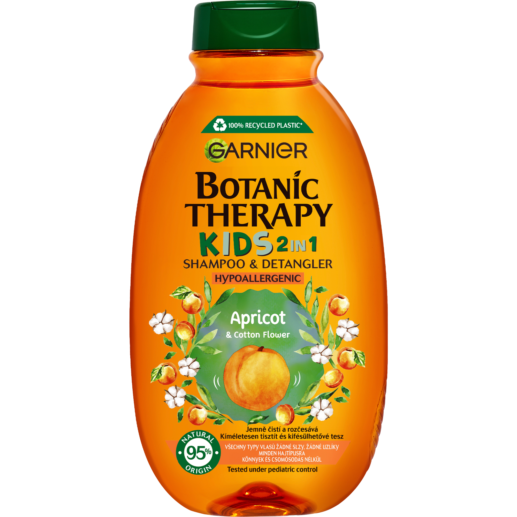 Garnier Botanic Therapy Kids 2v1 šampon & kondicionér, meruňka a květ bavlny 400 ml