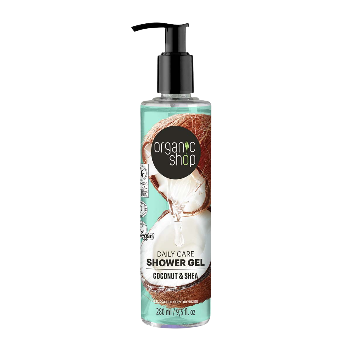 Organic Shop Hydratační sprchový gel Kokos a bambucké máslo 280 ml