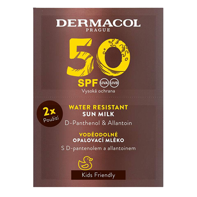 DERMACOL SUN Mléko na opalování SPF 50, 2 x 15 ml