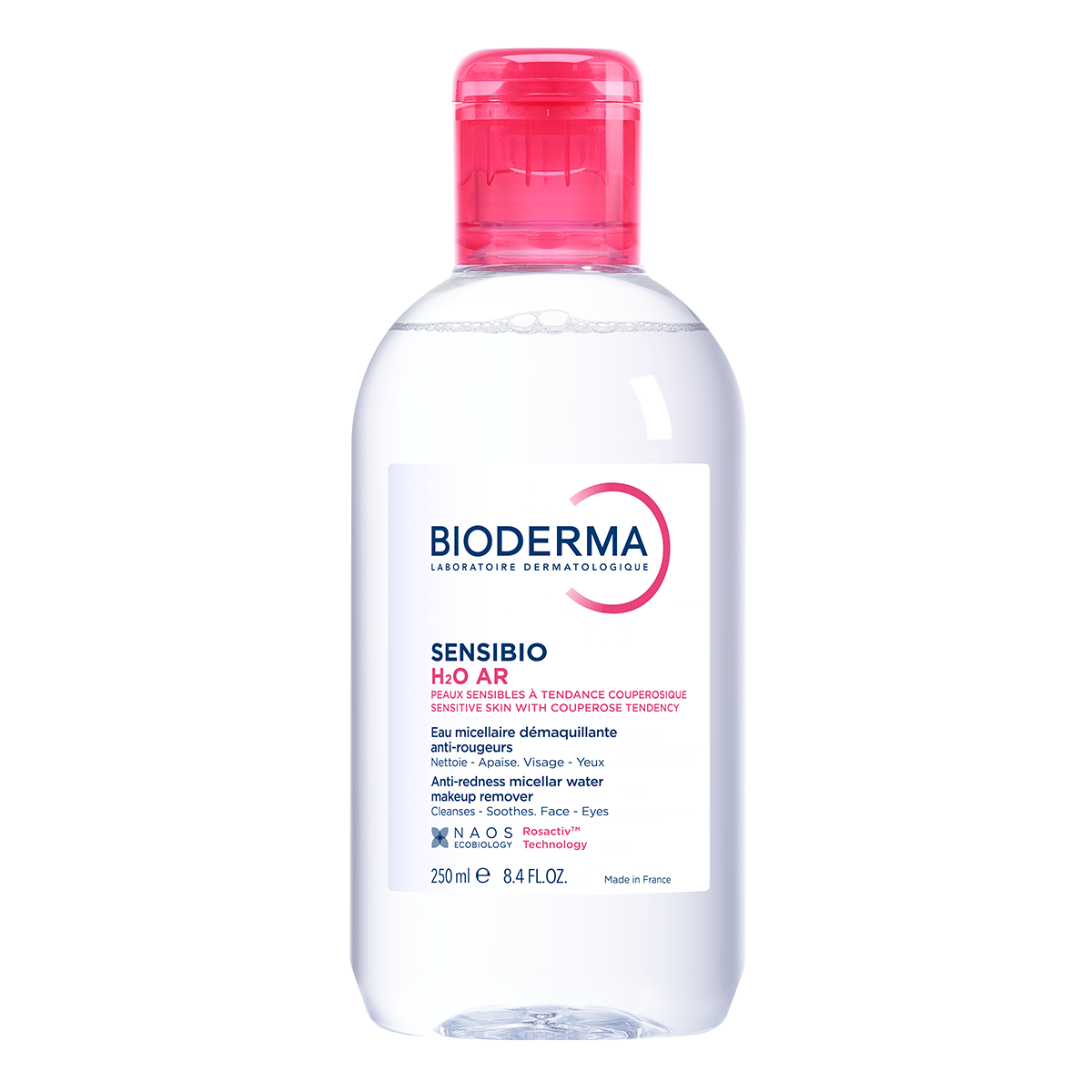 Bioderma Sensibio H2O AR micelární voda pro citlivou pleť se začervenáním 250 ml