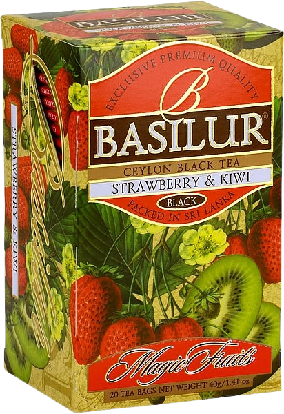 Basilur Magic Strawberry & Kiwi 20 x 2 g