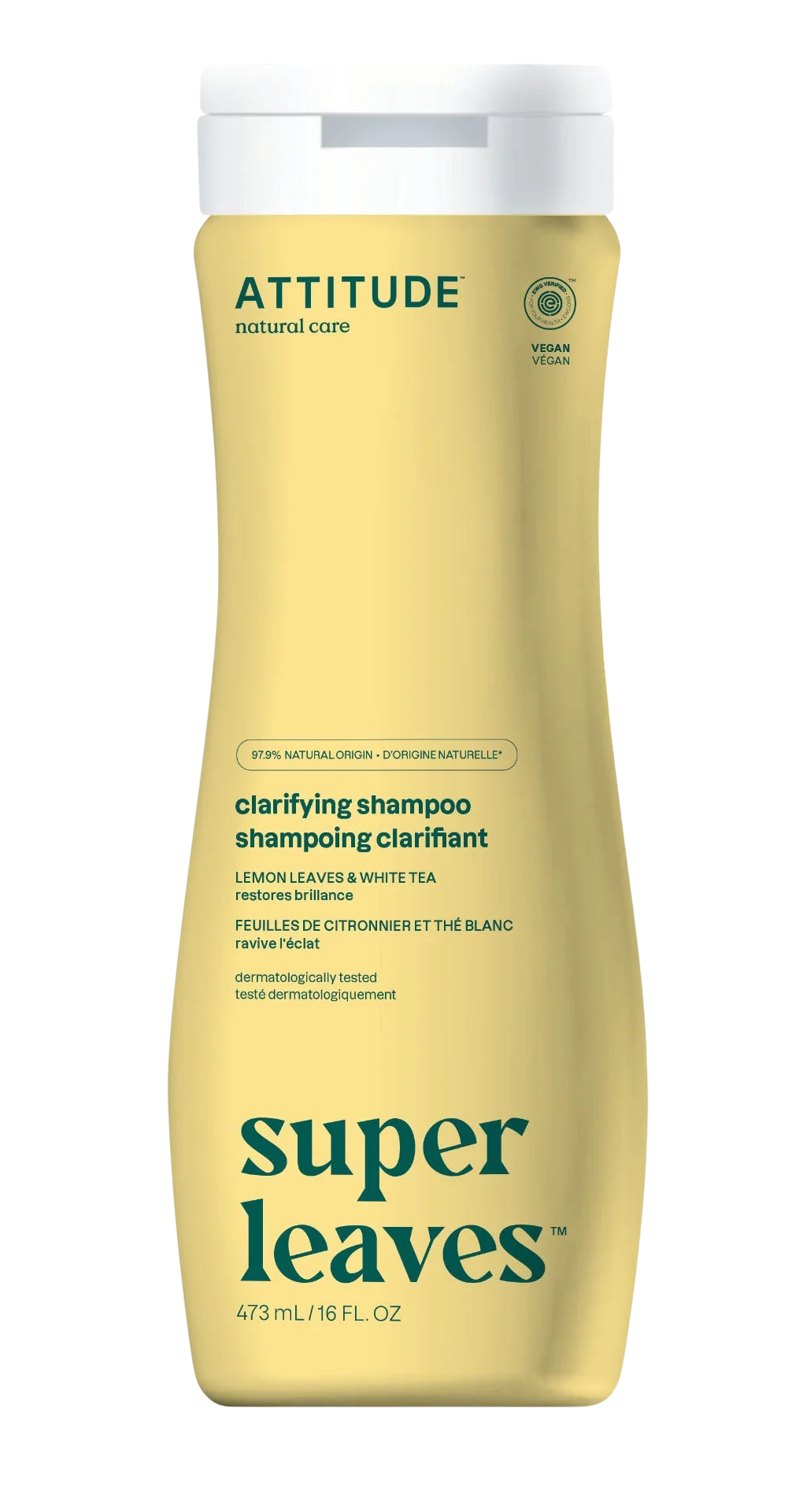 Attitude Přírodní šampón Super leaves rozjasňující - citrusové listy a bílý čaj