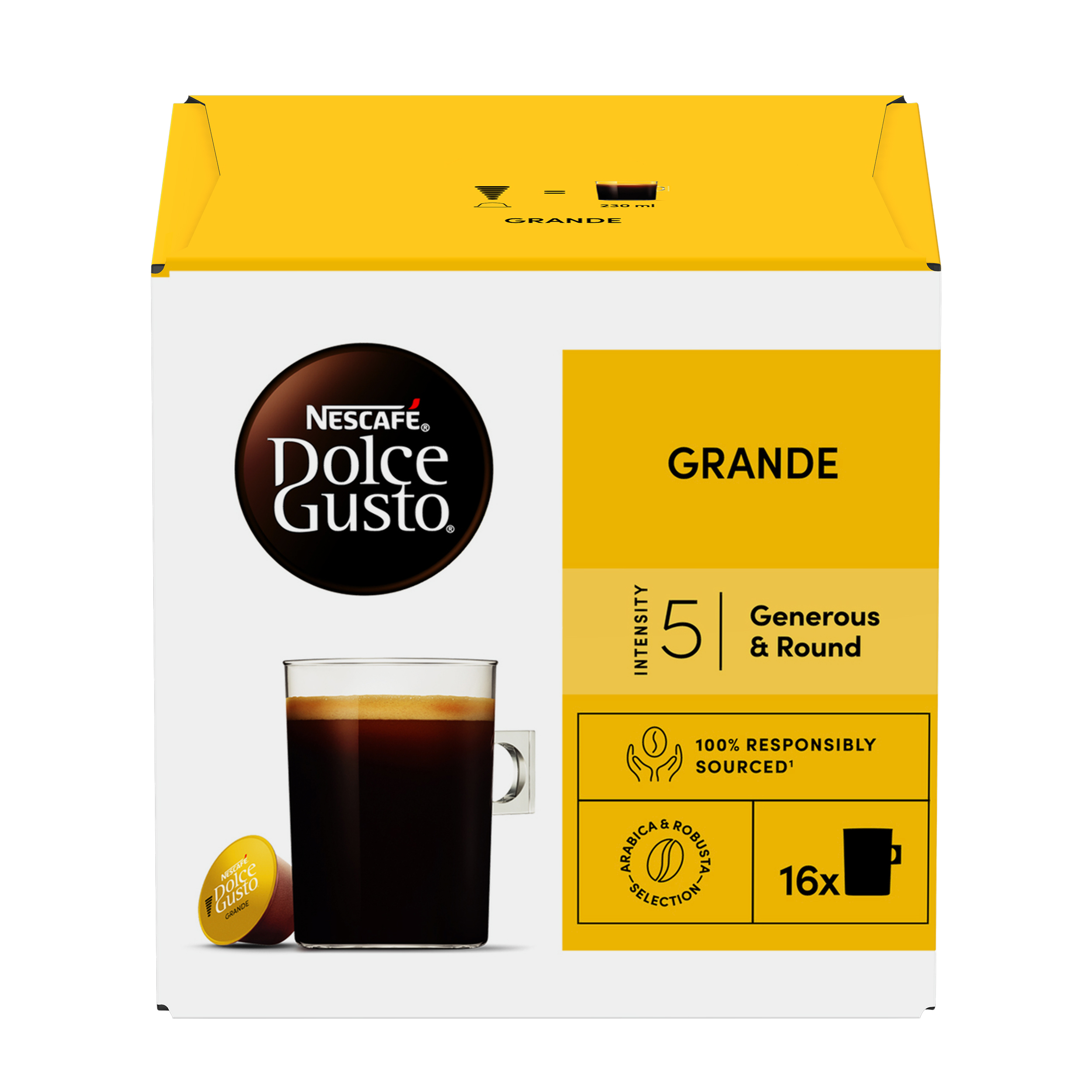 NESCAFÉ Dolce Gusto Grande – kávové kapsle 16 ks