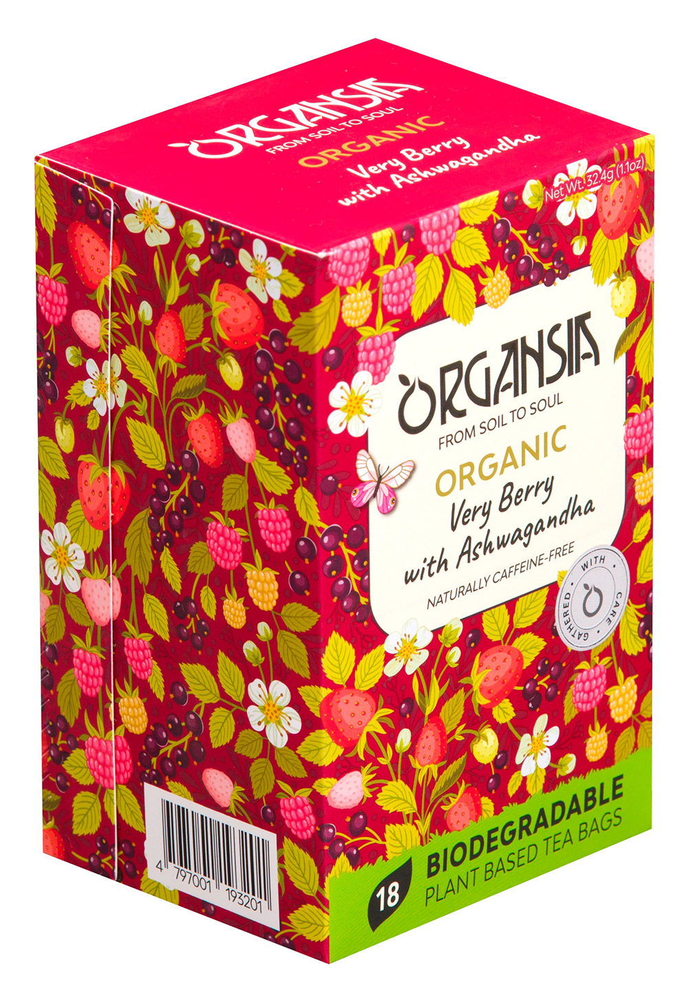 ORGANSIA BIO Very Berry with Ashwagandha 18 x 1.8 g