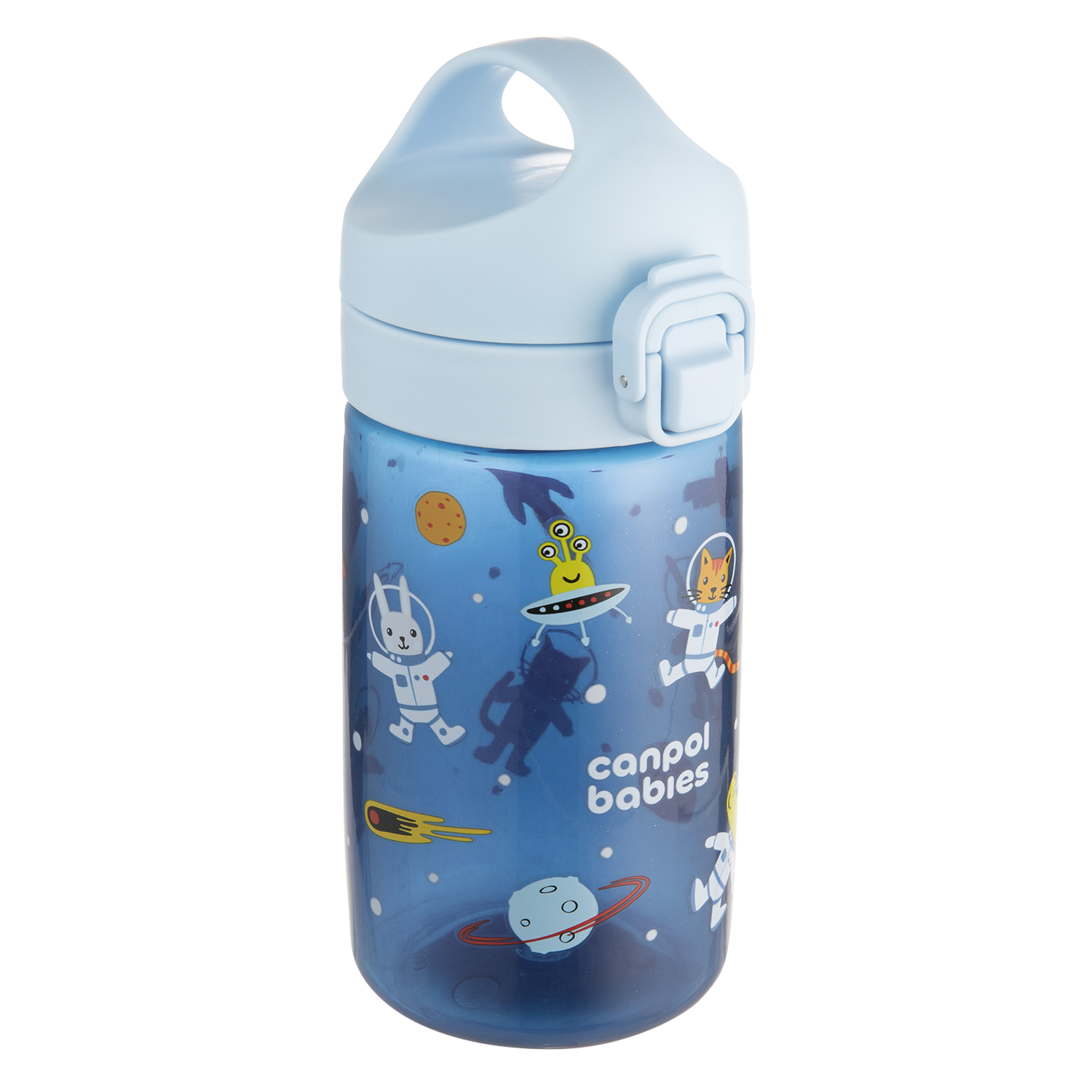 Fotografie CANPOL BABIES Lahev pro děti JUNIOR modrá 400 ml