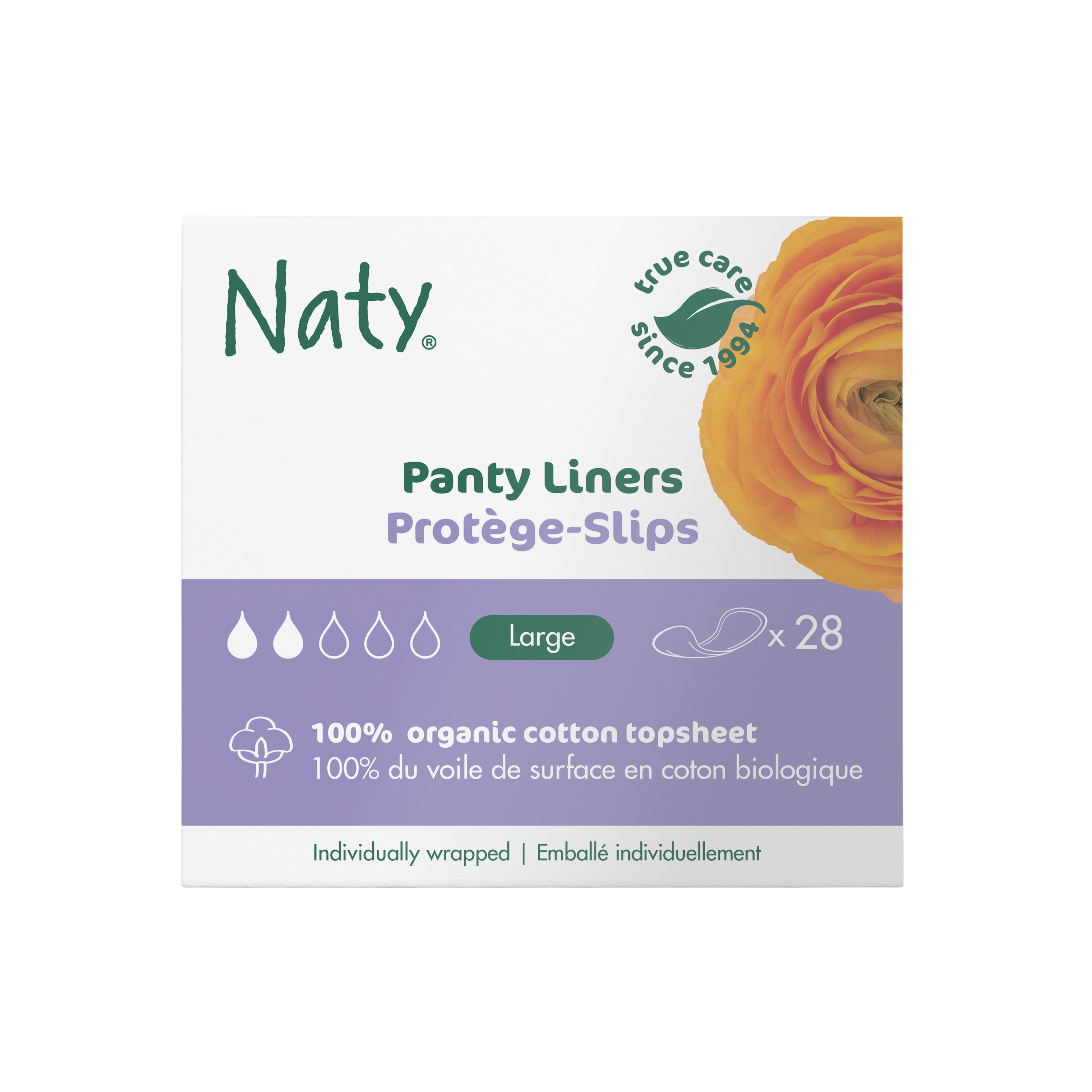 Fotografie NATY Dámské slipové vložky super 28 ks