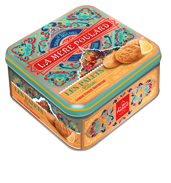 LA MÉRE POULARD Lemon French shortbread, plech 250 g