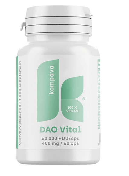 Fotografie KOMPAVA DAO VItal 400 mg 60 kapslí