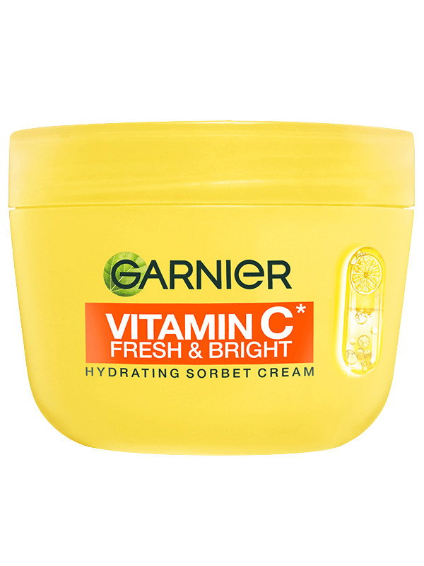 Fotografie GARNIER Hydratační pleťový sorbet krém Vitamin C 85 ml