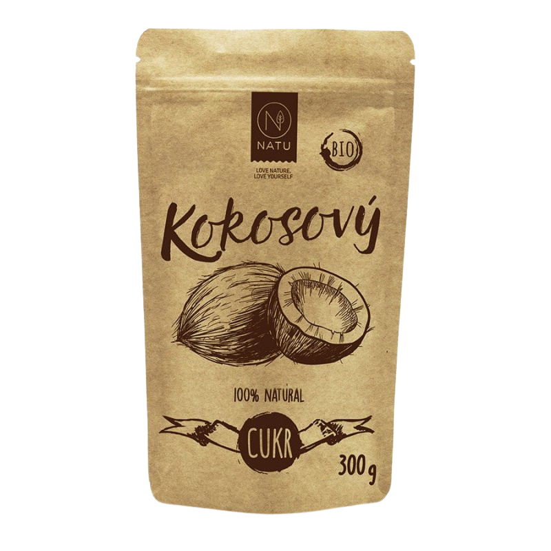 Fotografie NATU Kokosový cukr BIO 300 g