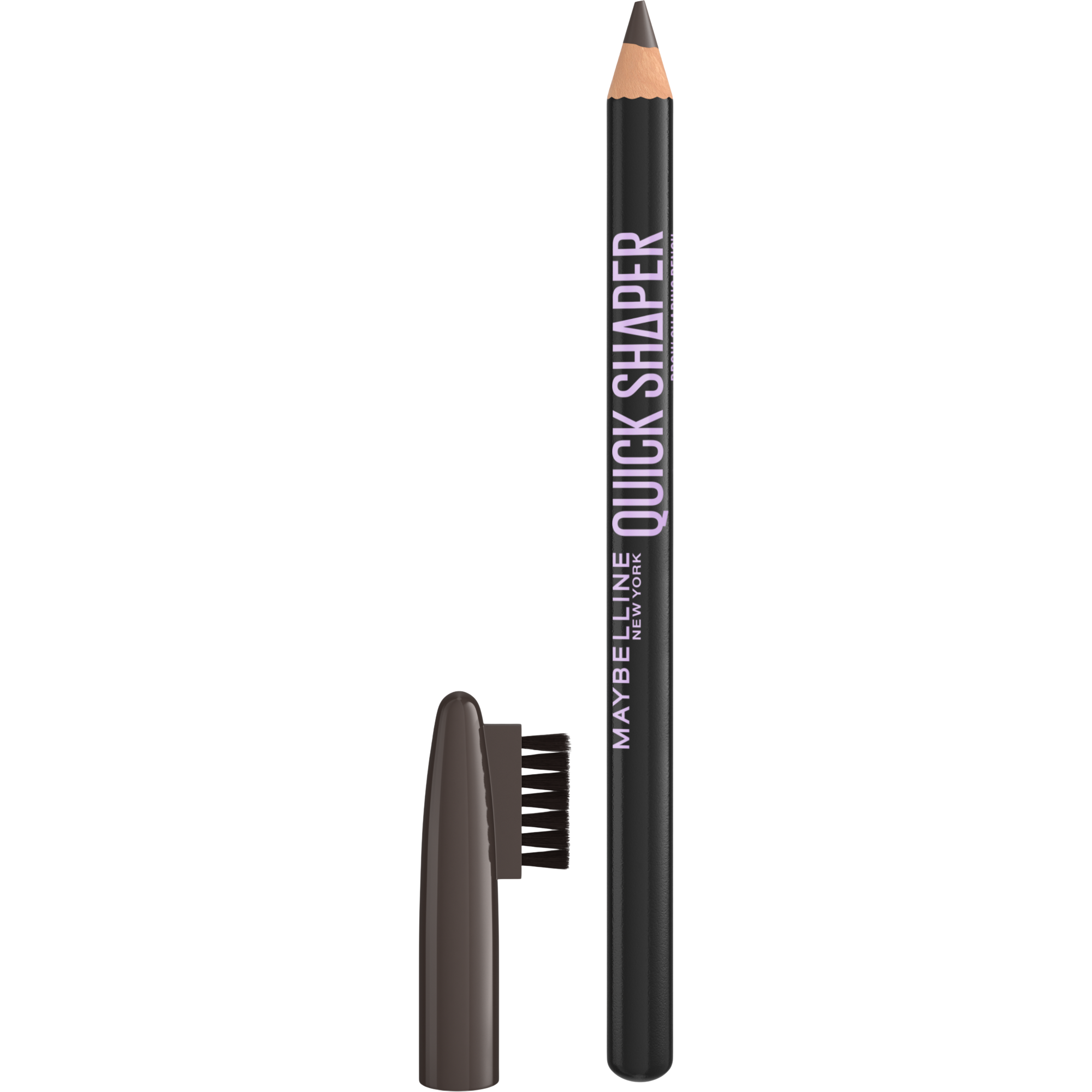 Fotografie MAYBELLINE NEW YORK New York Qucik Shaper Shaping Pencil tužka na obočí 06 Black Brown
