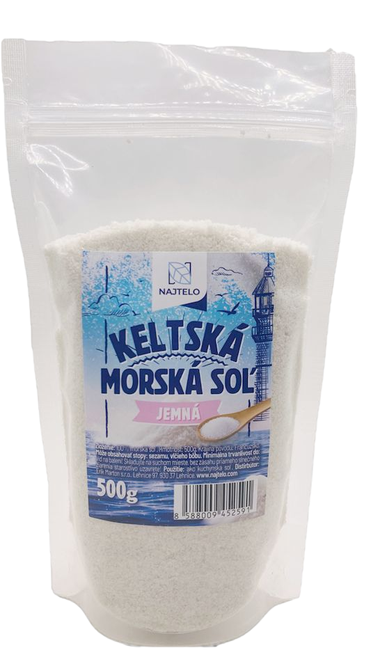 Fotografie NAJTELO keltská mořská sůl jemná 500 g