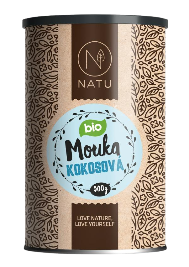 Fotografie NATU Kokosová mouka BIO 500 g