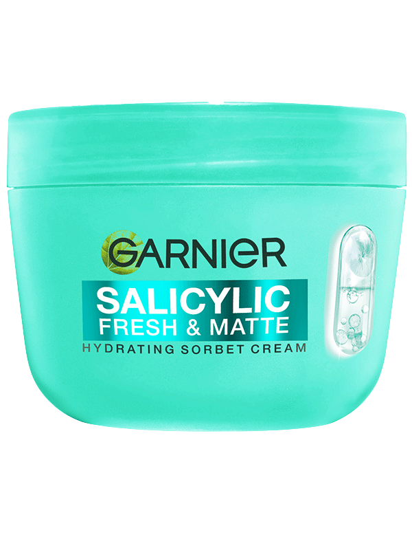 Fotografie GARNIER Hydratační pleťový sorbet krém Salicylic Fresh & Matte 85 ml