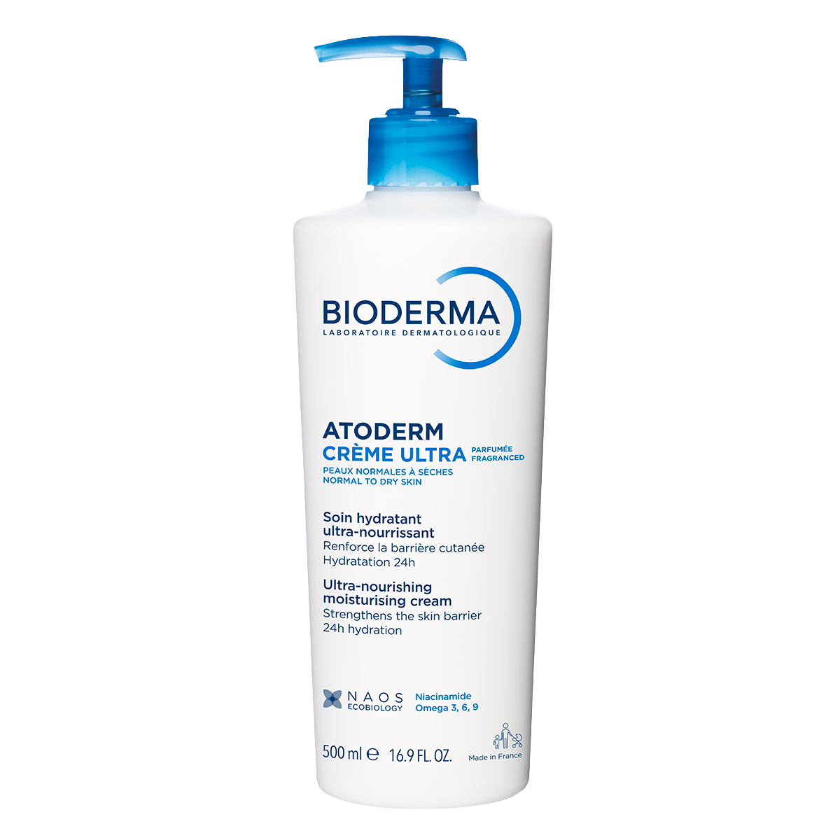 Fotografie Bioderma Atoderm Krém ultra parfemovaný 500 ml