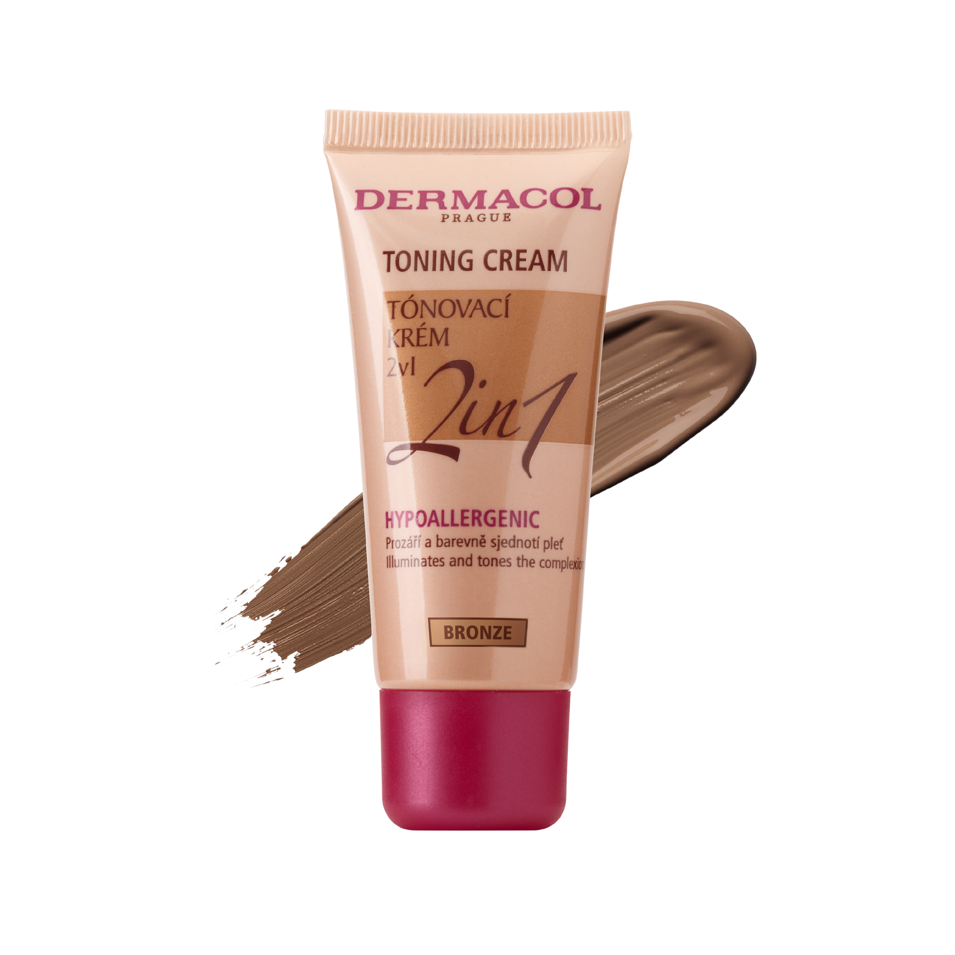 DERMACOL Lehký tónovací krém 2v1 Bronze 30 ml