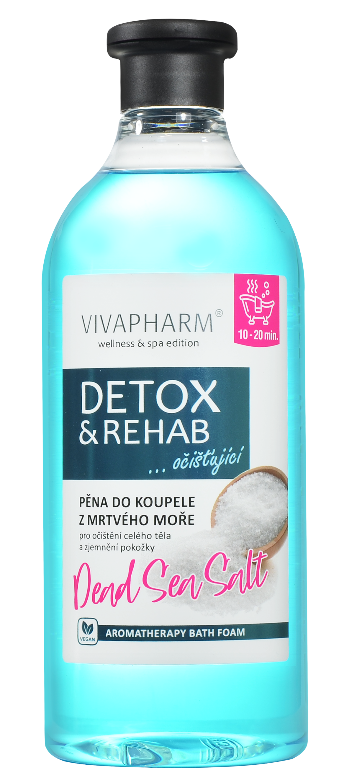 VIVAPHARM Pěna do koupele Detox and rehab 750 ml