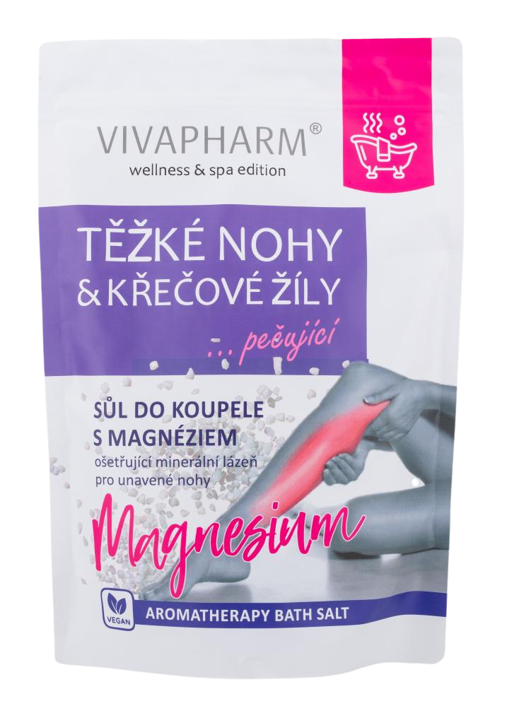 VIVAPHARM Sůl do koupele Těžké nohy a křečové žíly 1000 g