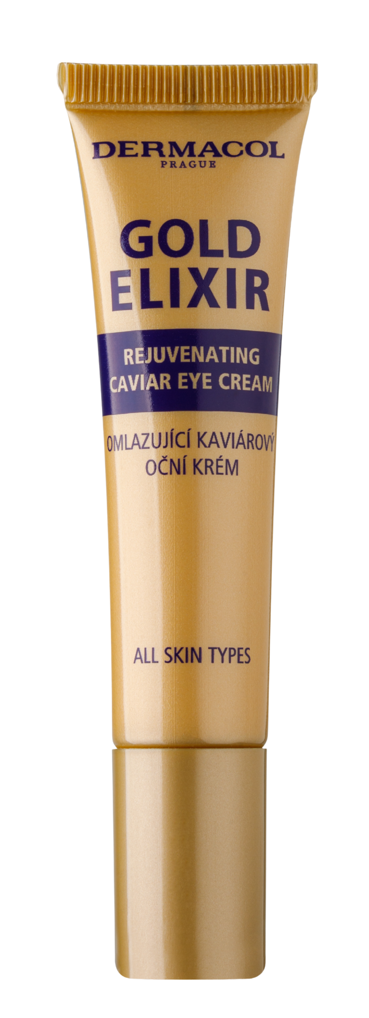 Fotografie DERMACOL Gold elixir omlazující kaviárový oční krém 15 ml