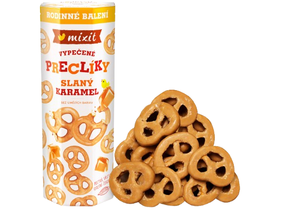 Fotografie MIXIT Velké preclíky - Slaný karamel 500 g