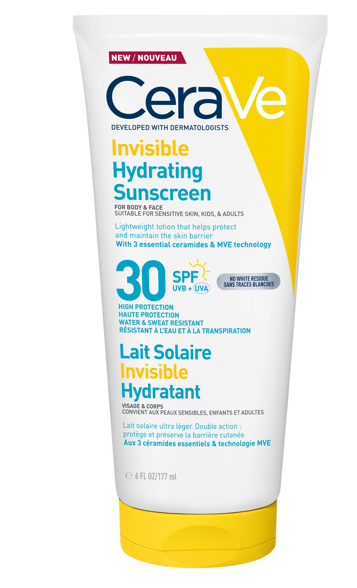 CERAVE Hydratační opalovací mléko SPF30, 177 ml