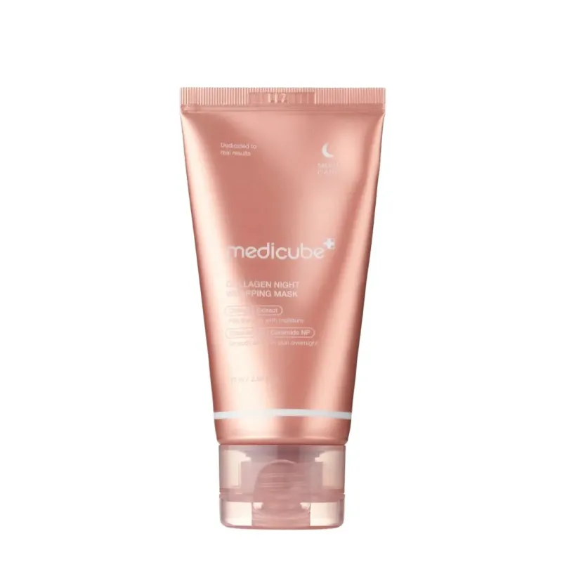 Fotografie MEDICUBE Noční slupovací pleťová maska s kolagenem 75 ml