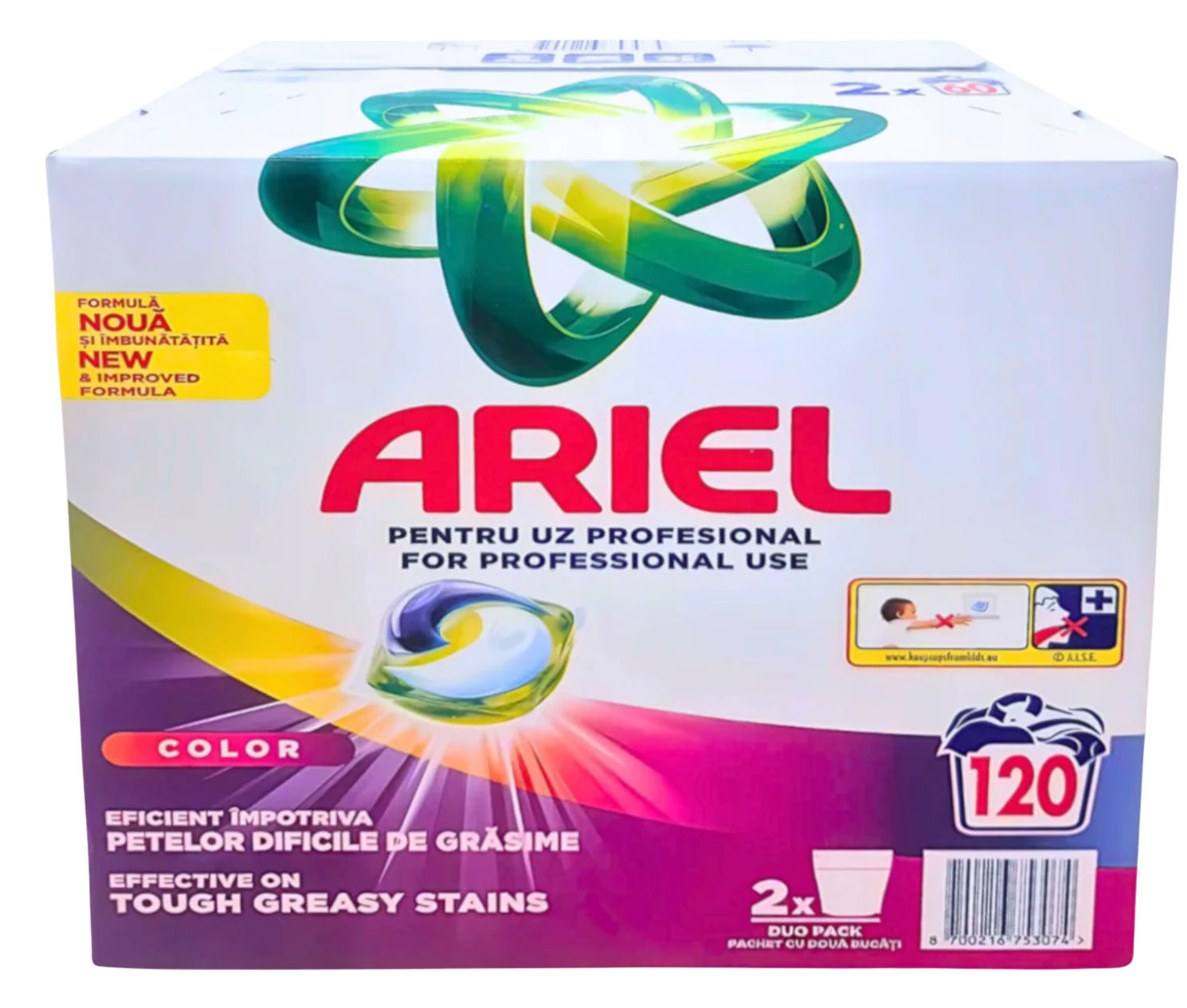 ARIEL Ariel Pods Professional Colour 120 pcs( 2x60pcs)