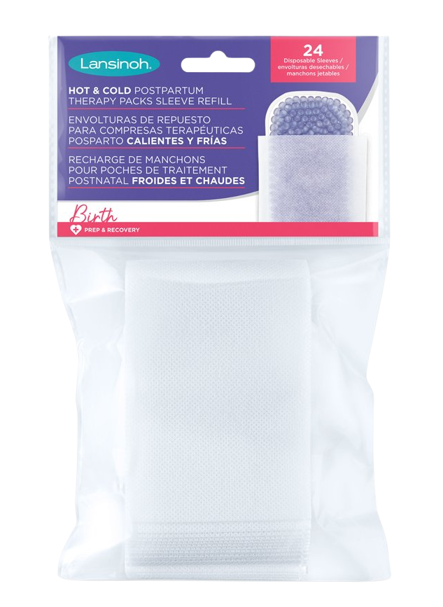 Fotografie LANSINOH Hygienické návleky na poporodní vložku Cold & Warm 24 ks