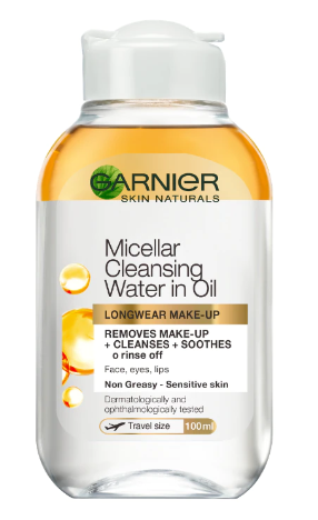 Garnier dvoufázová micelární voda s olejem pro odstranění voděodolného make-upu 100 ml