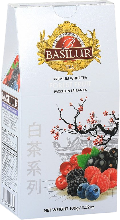 Fotografie BASILUR White Tea Forest Fruit 100 g