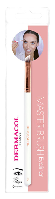 DERMACOL D84 - Štětec na obočí a oční linku s pouzdrem