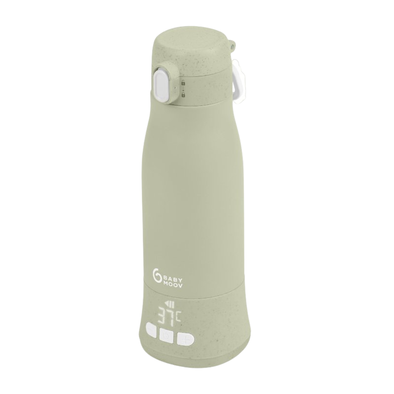 Fotografie BABYMOOV Cestovní ohřívač Moov & Feed Sage Green 340 ml