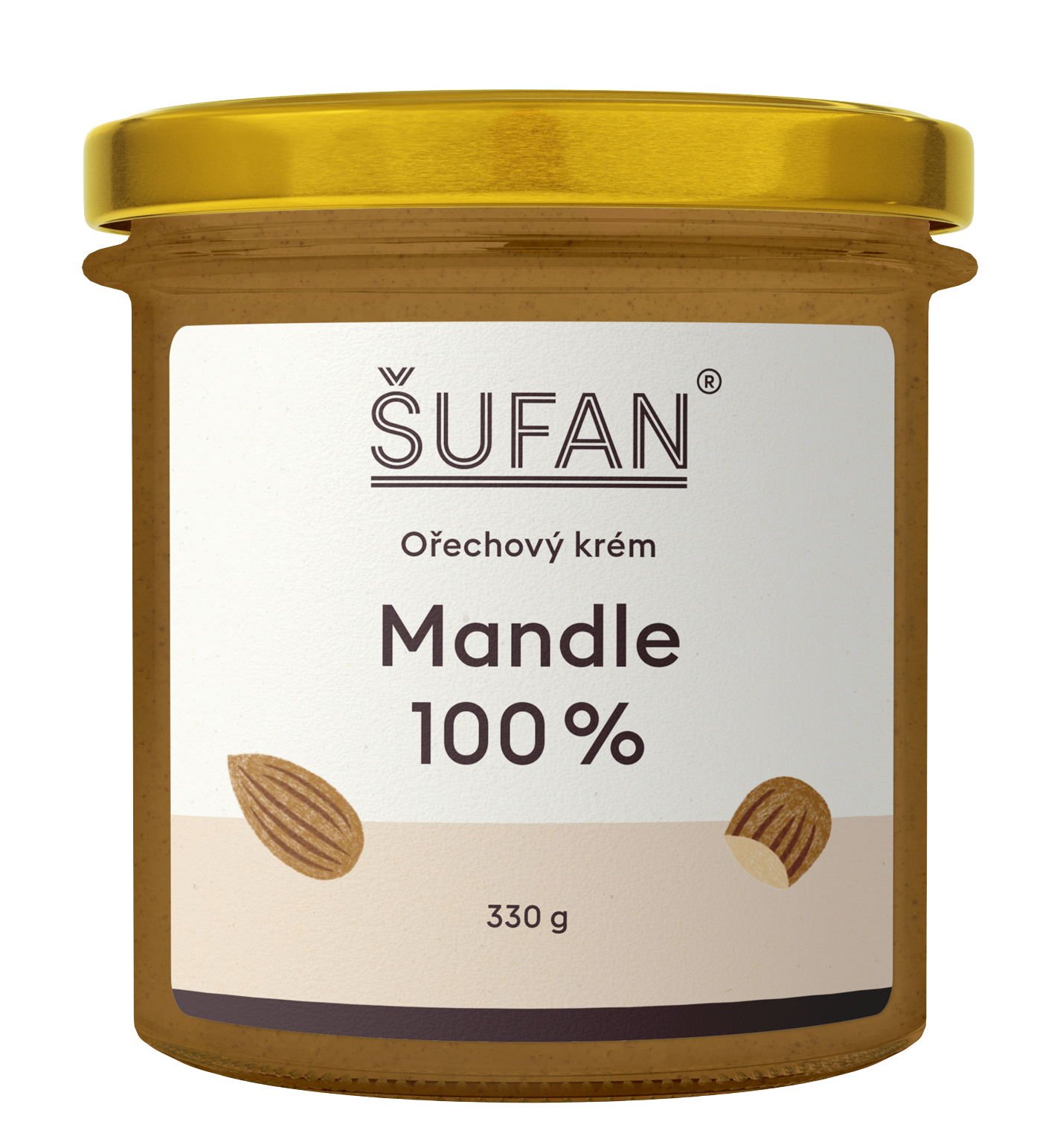 Fotografie ŠUFAN Mandlový krém 330 g