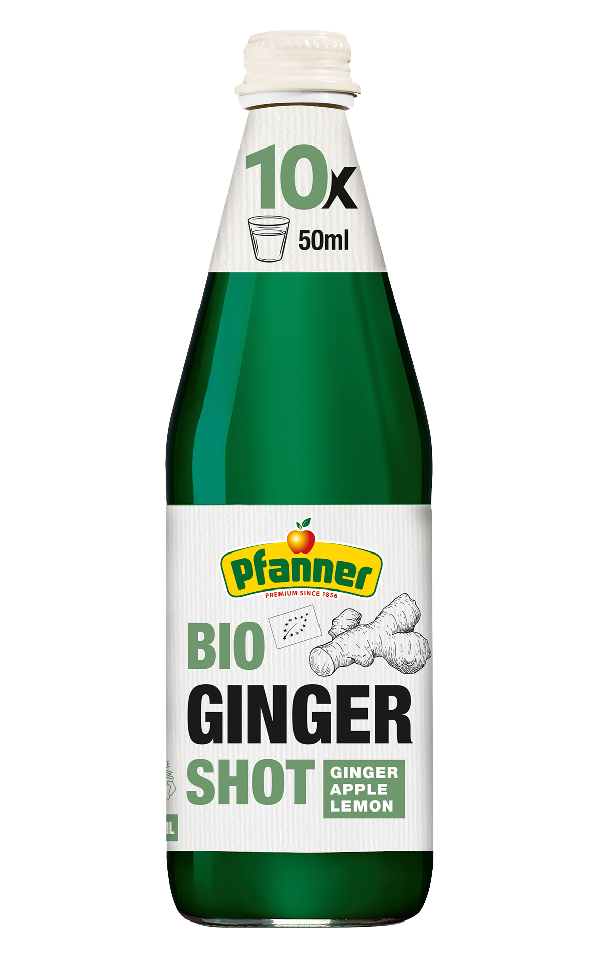 Fotografie PFANNER BIO Ginger shot 0.5 l