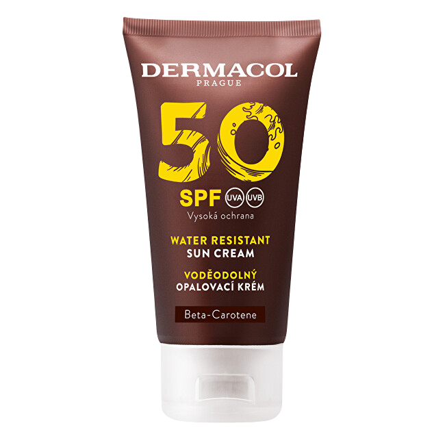 Fotografie DERMACOL SUN Voděodolný zvláčňující krém na opalování SPF50, 50 ml