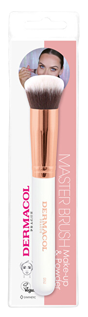 DERMACOL Štětec na make-up a pudr s pouzdrem