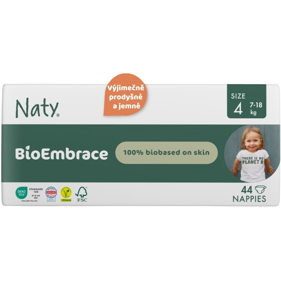 NATY Plenky Bioembrace Maxi 7 - 18 kg - ECONOMY PACK 44 ks