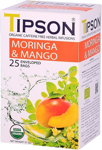 Tipson BIO Moringa Mango 25 x 1.5 g