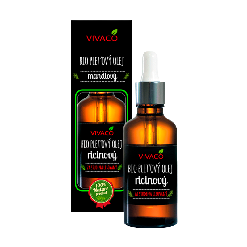 Fotografie VIVACO Bio Ricinový pleťový olej 50 ml