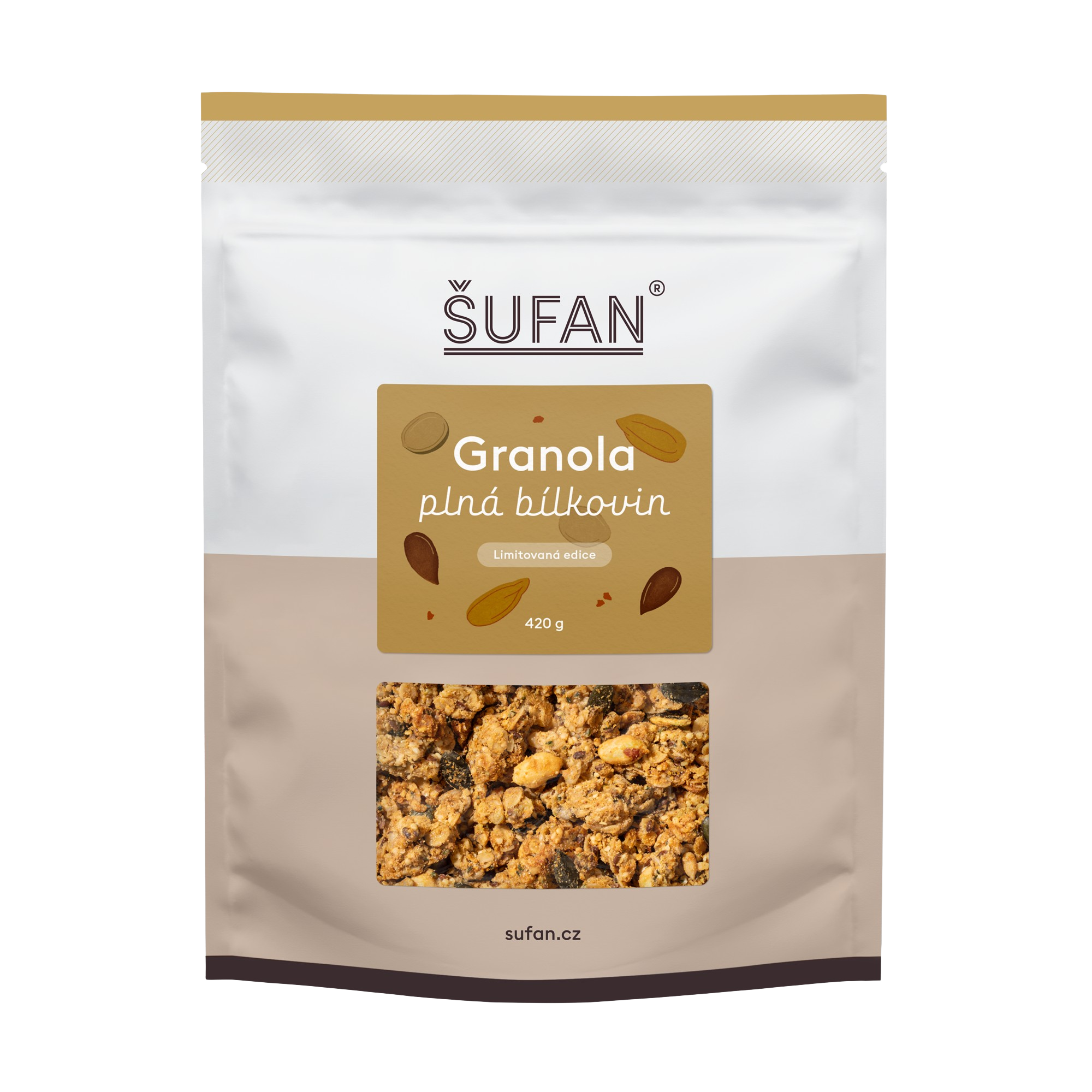 ŠUFAN Granola plná bílkovin 420 g